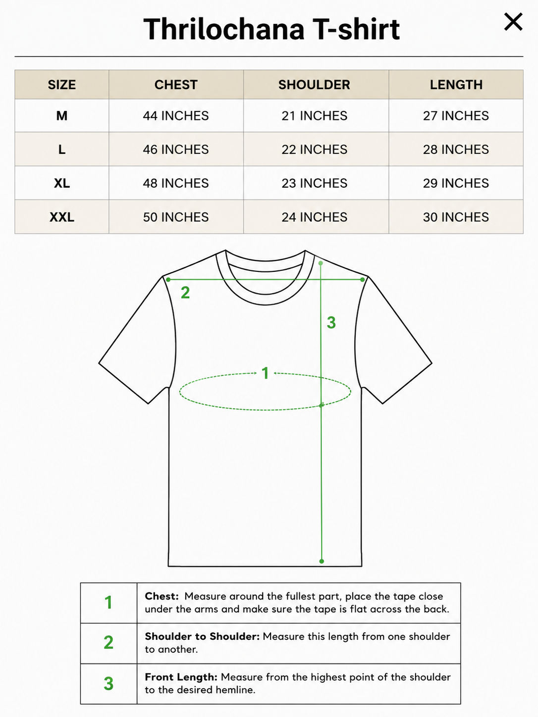 Thrilochana T-shirt